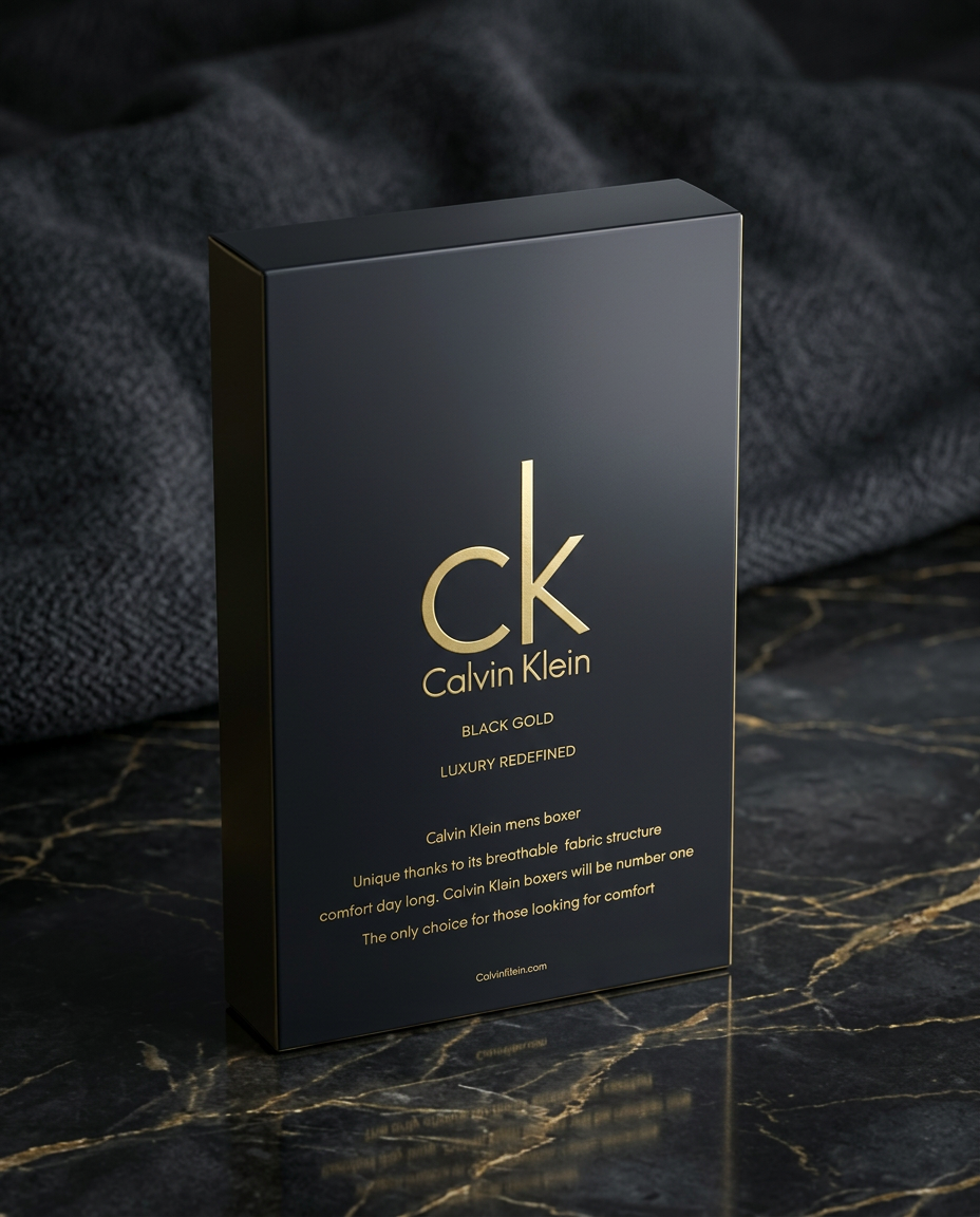 Calvin Klein "Black Gold" Edition Boxer Briefs – 3-Pack