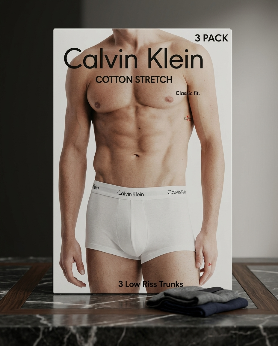 Calvin Klein Cotton Stretch Low Rise Trunks