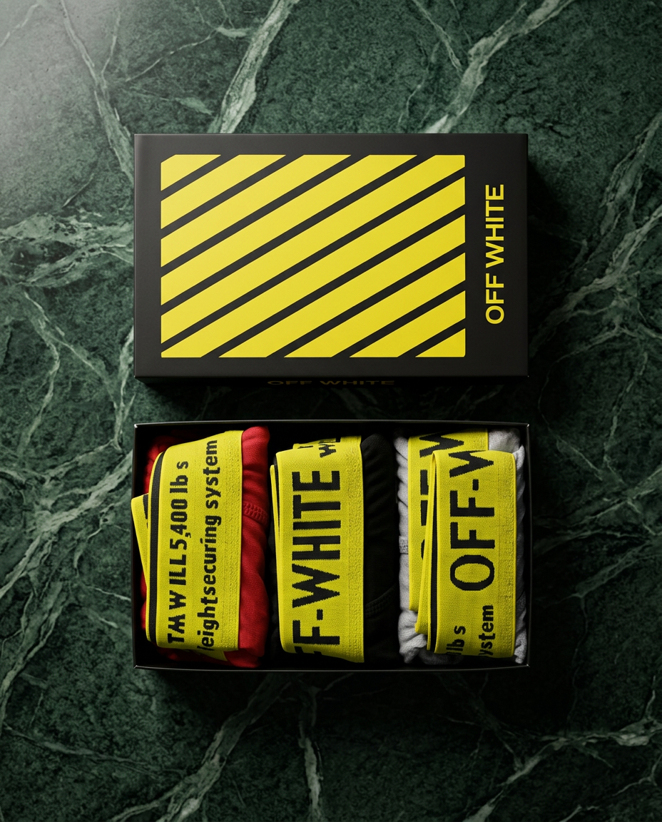 Off-White Industrial Tape Boxer Briefs – 3-Pack Edition