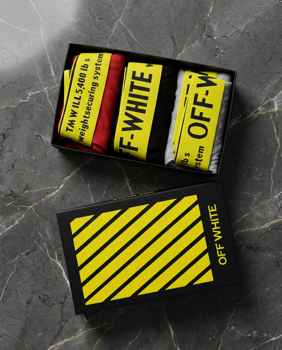 Off-White Industrial Tape Boxer Briefs – 3-Pack Edition
